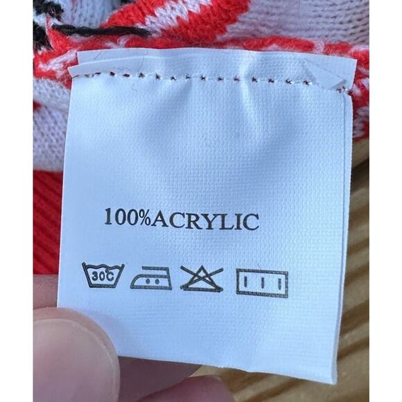 NWT Tatami Fightwear Merry Jitsmas Sweater Size XS Men’s Red - Picture 6 of 10